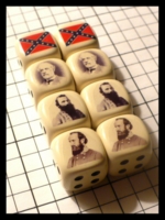 Dice : Dice - 6D - Yak Yak Civil War South - Private Sale Mar 2012